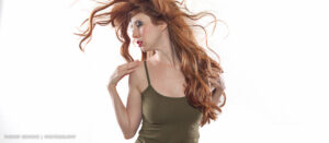 Red hair styles with Krystal Lynn Hedrick