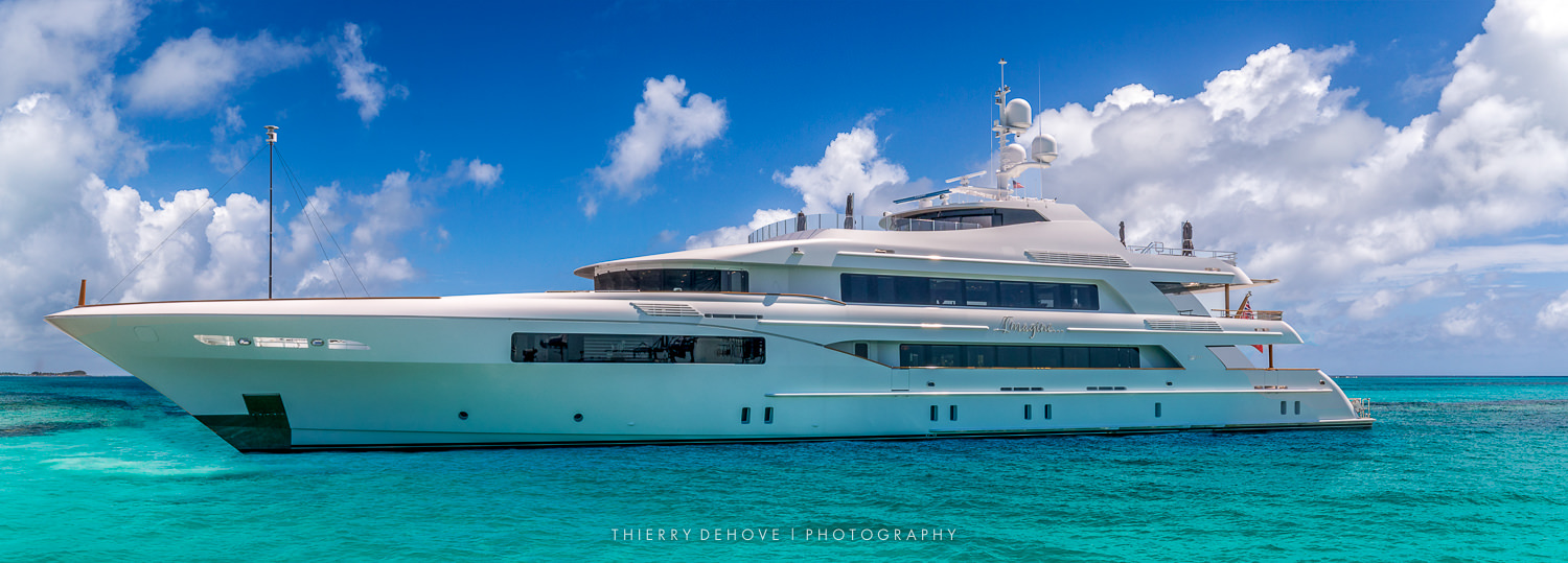 Motor Yacht Trinity Imagine 193' in The Exumas, Bahamas
