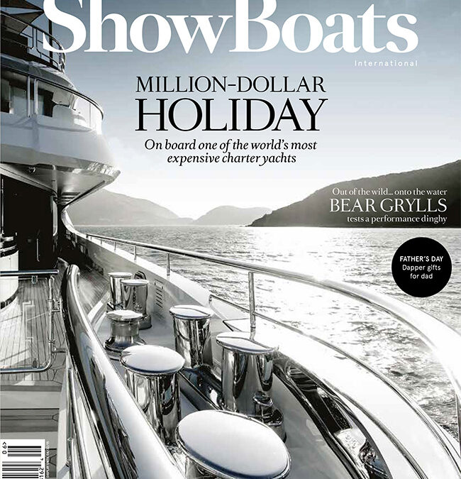 ShowBoat Magazine June with Columbia Gloucester Fishing Schooner